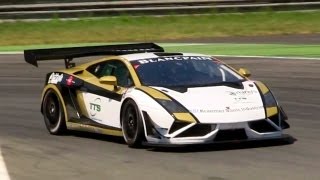 2013 Lamborghini Gallardo GT3 FL2 Sound  Accelerations Fly Bys amp Flames [upl. by Edijabab]