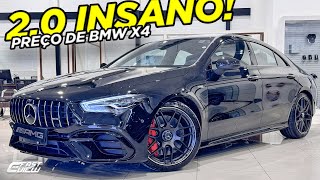 NOVO MERCEDES BENZ CLA 45s AMG 2024 COM MOTOR 20 FORTE DO MUNDO TRAZ PREÇO DE SUV E NOVIDADES [upl. by Brenn878]