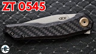 ZT 0545 Folding Knife  Full Review [upl. by Einahpats]