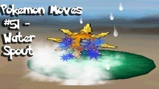 Pokemon Moves 51  Water Spout In ALL Generations [upl. by Boone]