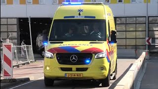 Veel verschillende Haagse Ambulances en Politie met spoed onderweg in Den Haag [upl. by Gayle]