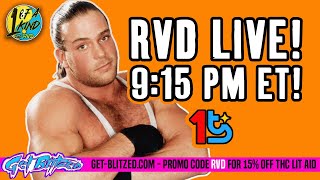 Rob Van Dam LIVE Tonight At 915 PM ET [upl. by Lekim]