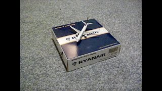 UNBOXING Ryanair Aircraft Model 737800 [upl. by Releyks]