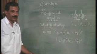 Lecture  34 MOSFET Differential Amplifiers [upl. by Danziger]