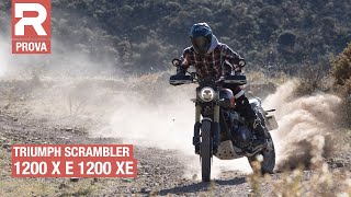 Prova Triumph Scrambler 1200 XE e Scrambler 1200 X 2024 I Sono le migliori moto classichescrambler [upl. by Beera]