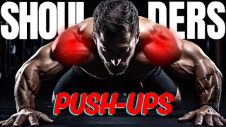 How To Get Strong Shoulders By Doing PushUps [upl. by Romulus]