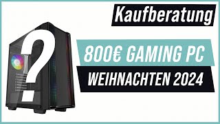 Kaufberatung Der beste 800€ Fertig Gaming PC zu Weihnachten [upl. by Aznerol976]