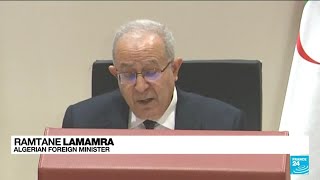 Foreign minister announces Algeria is breaking diplomatic ties with Morocco • FRANCE 24 English [upl. by Ahras]