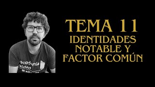 IDENTIDADES NOTABLES Y SACAR FACTOR COMÚN [upl. by Herriott401]