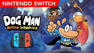 Dog Man Mission Impawsible Nintendo Switch Gameplay [upl. by Anjali]