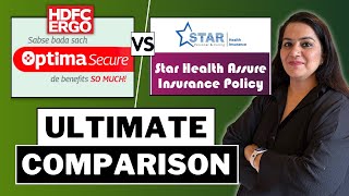 HDFC ERGO Optima Secure VS Star Health Assure Plan  WHICH ONE IS BETTER  🤔  Gurleen Kaur Tikku [upl. by Seth]