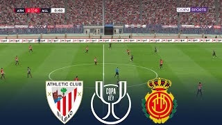 ATHLETIC BILBAO vs MALLORCA  Copa del Rey FINAL 2024  06 April 2024  Full Match  PES Gameplay [upl. by Pallaton]