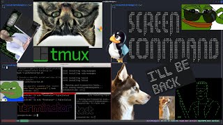 Terminal Multiplexer Break Down Screen Tmux Terminator and Kalis Default [upl. by Yelmene]