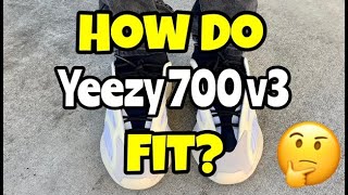 How do Yeezy 700 v3 fit [upl. by Ameg477]