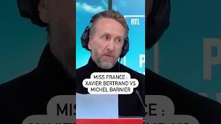 Election Miss France  Xavier Bertrand face à Michel Barnier 🤣 [upl. by Soren]