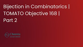 Bijections in Combinatorics TOMATO Obj 168 Part 2 [upl. by Manya]