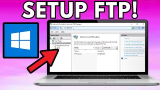 How to Setup an FTP Server on Windows 10 amp 11 [upl. by Euqinorev]