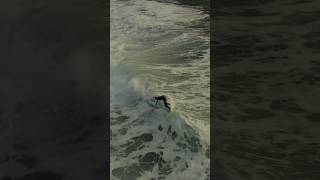 Epic Aerial Surf at Sunset in Piha New Zealand [upl. by Neehsar]