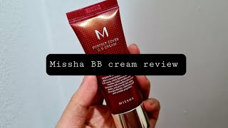 Missha perfect cover BB cream review N23 currycarikawaii [upl. by Lledraw857]