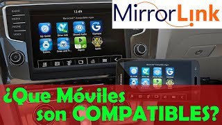 Que es MIRRORLINK  Móviles Apps y Autos 100 COMAPTIBLES [upl. by Atinus]