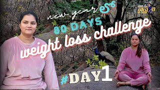 NEW YEAR లో 80 DAYS WEIGHT LOSS CHALLENGE DAY1  Vah Vyshnavi  Vyshnavi Vlogs [upl. by Eidnam629]