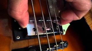 Bridge pickup of the hofner ignition bass is lose how can I fix it [upl. by Aokek]