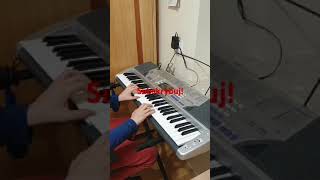 quotPrzybieżeli do Betlejemquot Piosenka zagrana na Keyboardzie videos shortsvideo shorts keyboard [upl. by Angil]