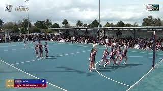 Gippsland Netball B Grade Grand Final Moe v Traralgon [upl. by Varian]