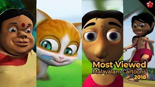 Most viewed Malayalam Cartoons and Nursery Rhymes of 2018 HD [upl. by Cralg]