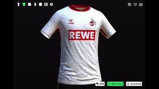 Making new football kits 1FC Koln home [upl. by Aiek]