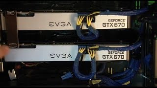 NVIDIA SLI Tutorial How to SLI Graphics Cards [upl. by Idnek]