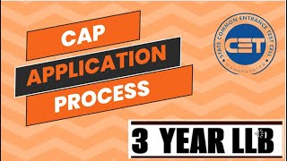 CAP Application for LLB 3 202425  LLB 3  MHACET LLB3  Hindi [upl. by Latton]