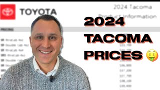 2024 Toyota Tacoma Pricing is now available [upl. by Fassold69]