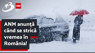 ANM anunță când se strică vremea în România Temperaturile în noaptea de Revelion [upl. by Ahsenaj]