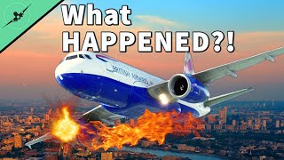 Plane catches FIRE over London  BA 762 [upl. by Paehpos606]