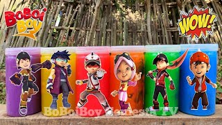 Menemukan Karakter Boboiboy Api Boboiboy Halilintar Fang Yaya Gopal Adudu [upl. by Lipps630]