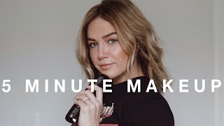 5ish Minute Makeup Routine [upl. by Nudnarb624]