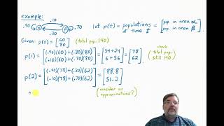 Migration Models in Matrix Algebra [upl. by Three]