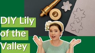 How to use Lily of the Valley flower making tool  Millinery Studio Livestream Highlights [upl. by Claiborn]