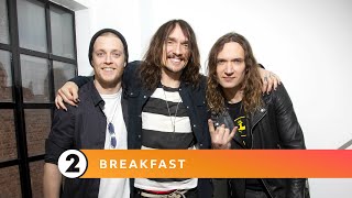 The Darkness  Immigrant Song Led Zeppelin cover Radio 2 Breakfast [upl. by Sande]