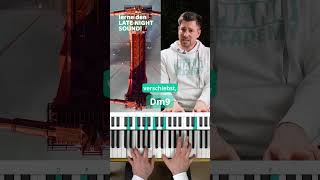 Wie spielt man einen jazzy Late Night Sound 🎹✨ jazzpiano jazz jazzakkorde [upl. by Hollister]