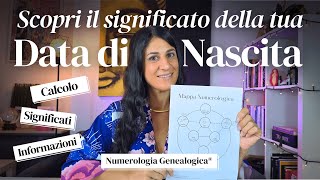 Significato data di nascita scopri il tuo numerologia [upl. by Nyliram]