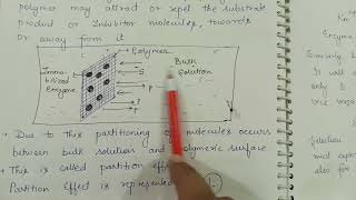 Kinetics of immobilized enzymes Partition effect and diffusion effect [upl. by Letreece]