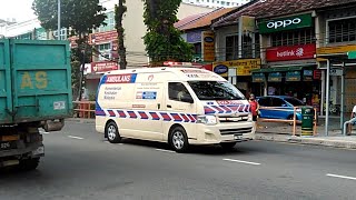 Ambulance Responding In Malaysia  Ambulans Malaysia KKM [upl. by Warring]