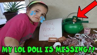 Leprechaun Elf On The Shelf Took My LOL Dolls [upl. by Imoyik990]