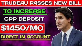 1450 This Week Deposits In Canada Pension Plan Deposits Confirmed For All Pensioners [upl. by Parsons]