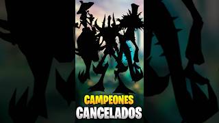 CAMPEONES CANCELADOS DE LEAGUE OF LEGENDS leagueoflegends leagueofleyends [upl. by Mychal610]