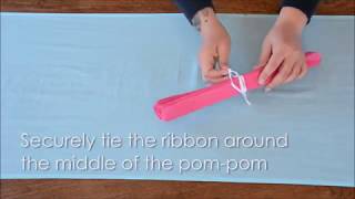 Tutorial To Assemble Pom Poms Decoration Ball Tissue Paper Flower By The Party Shop BD [upl. by Meehaf]