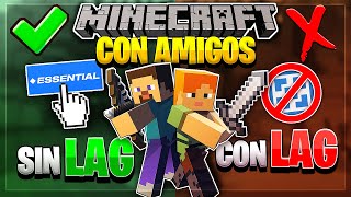 🔔COMO jugar MINECRAFT JAVA con AMIGOS en tu MUNDO  SIN ATERNOS y SIN LAN  ESSENTIAL MOD TUTORIAL [upl. by Ydne]