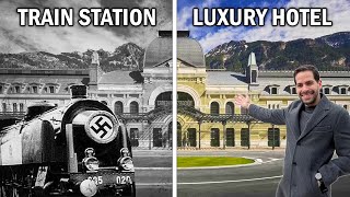 Bucket List 100Year Old Train Station Turned Into Hotel [upl. by Ahsehyt900]